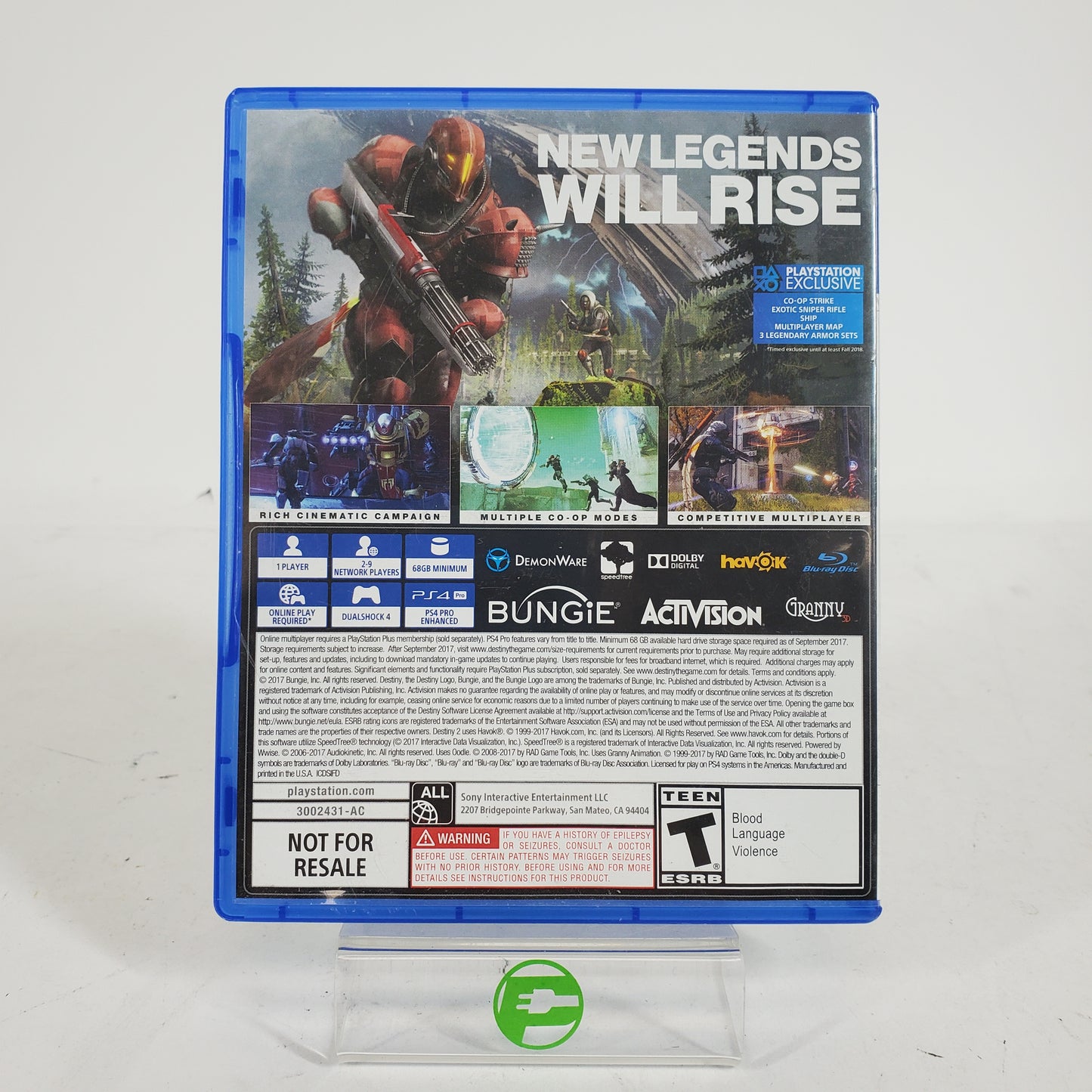 Destiny 2 (Sony PlayStation 4 PS4, 2017)