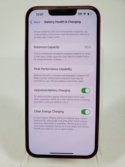 Unlocked Apple iPhone 13 128GB RED MLMQ3LL/A