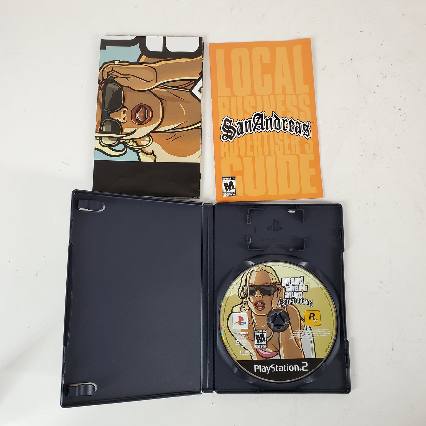 Grand Theft Auto San Andreas&Grand Theft Auto Vice City Official Strategy Guide with Game for PS3