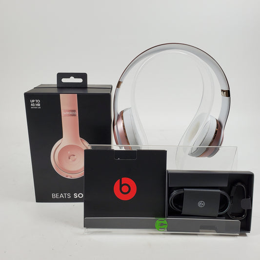 Beats Solo3 Wireless On-Ear Bluetooth Headphones Rose Gold MX442LL/A