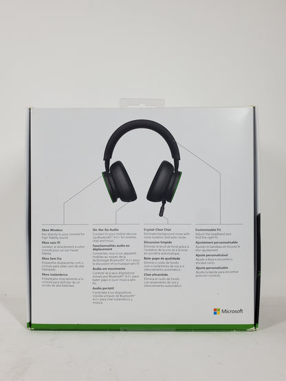 New Microsoft Wireless Headset Black 1944 For Xbox One & Xbox Series S|X