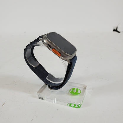 Unlocked Apple Watch Ultra 2 49MM Blue Titanium Blue Alpine Loop