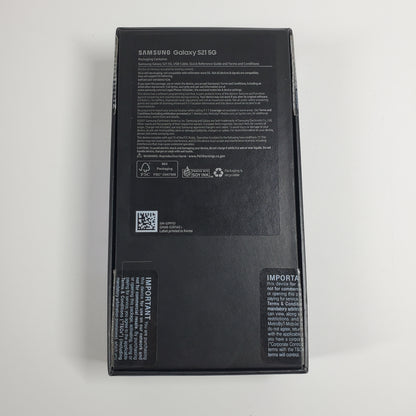 Unlocked Samsung Galaxy S21 8GB RAM 128GB SM-G991U1 Titanium Violet