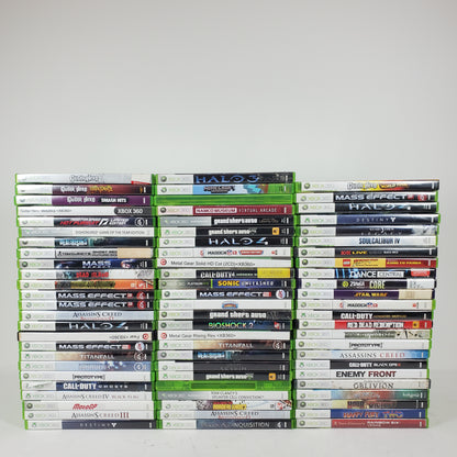 Lot of 79 Microsoft Xbox 360 Games