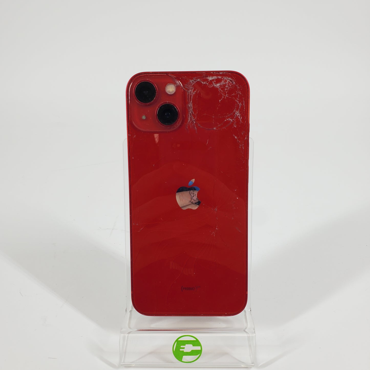 Broken Unlocked Apple iPhone 13 128GB 18.6.2 MLAA3LL/A Cracked and Battery