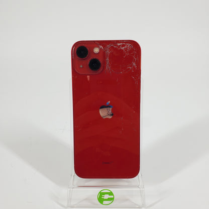 Broken Unlocked Apple iPhone 13 128GB 18.6.2 MLAA3LL/A Cracked and Battery