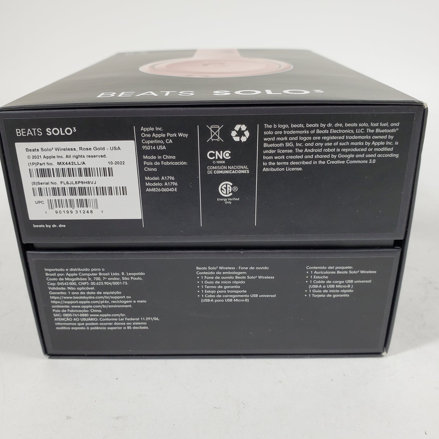 Beats Solo3 Wireless On-Ear Bluetooth Headphones Rose Gold MX442LL/A