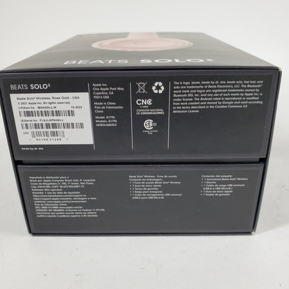 Beats Solo3 Wireless On-Ear Bluetooth Headphones Rose Gold MX442LL/A