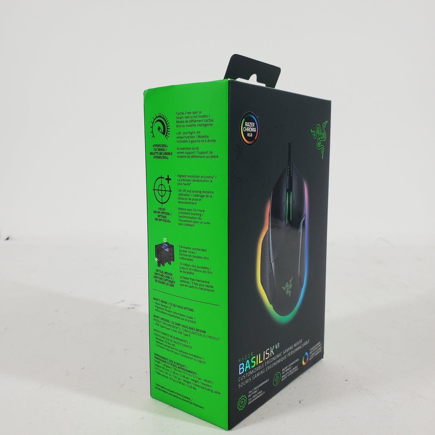 New Razer Basilisk V3 Black RZ01-04000100-R3U1 Multi-Platform