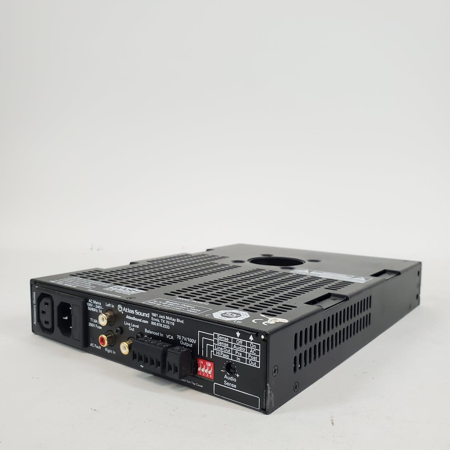 Atlas Sound PA1001G Commercial Power Amplifier PA1001G