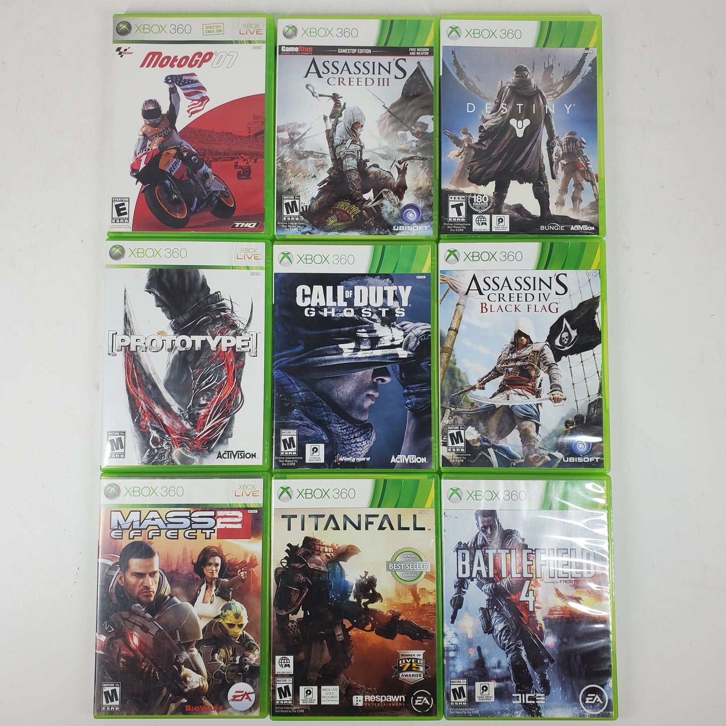 Lot of 79 Microsoft Xbox 360 Games