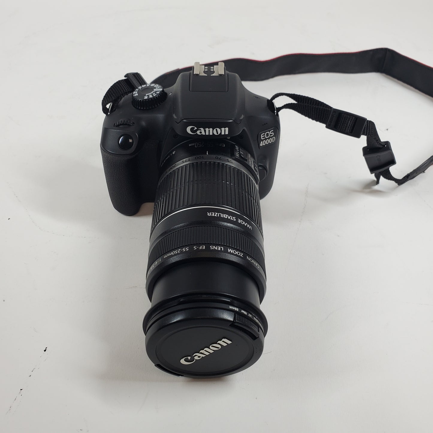 Canon EOS 4000D 18.0MP DSLR Camera + EF-S 55-250mm f/4-5.6 Lens + Accessories