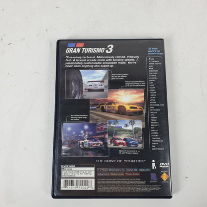 Gran Turismo 3 A-Spec  (Sony PlayStation 2 PS2, 2001)