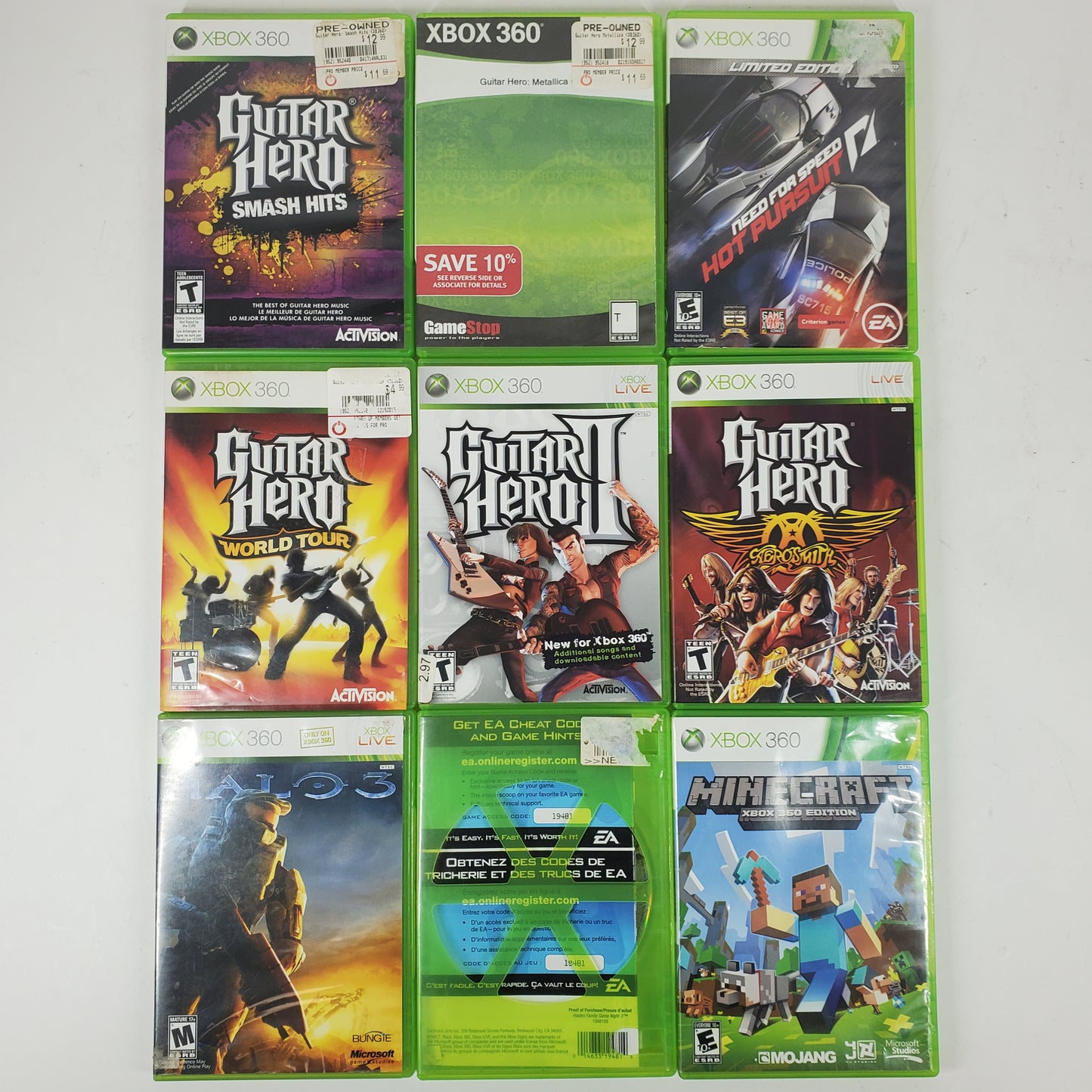 Lot of 79 Microsoft Xbox 360 Games