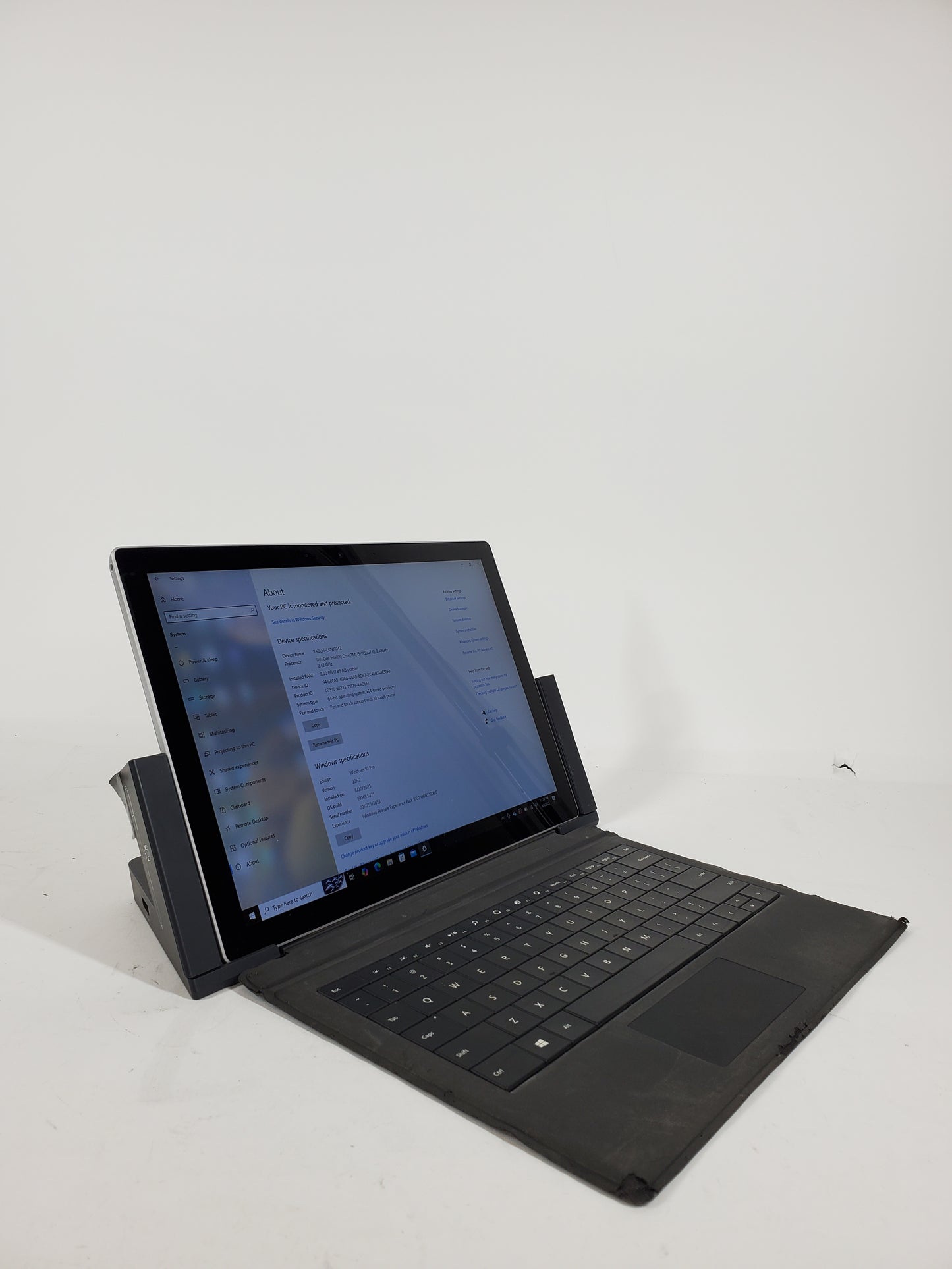 WiFi Only Microsoft Surface Pro 7 256GB Black 1960