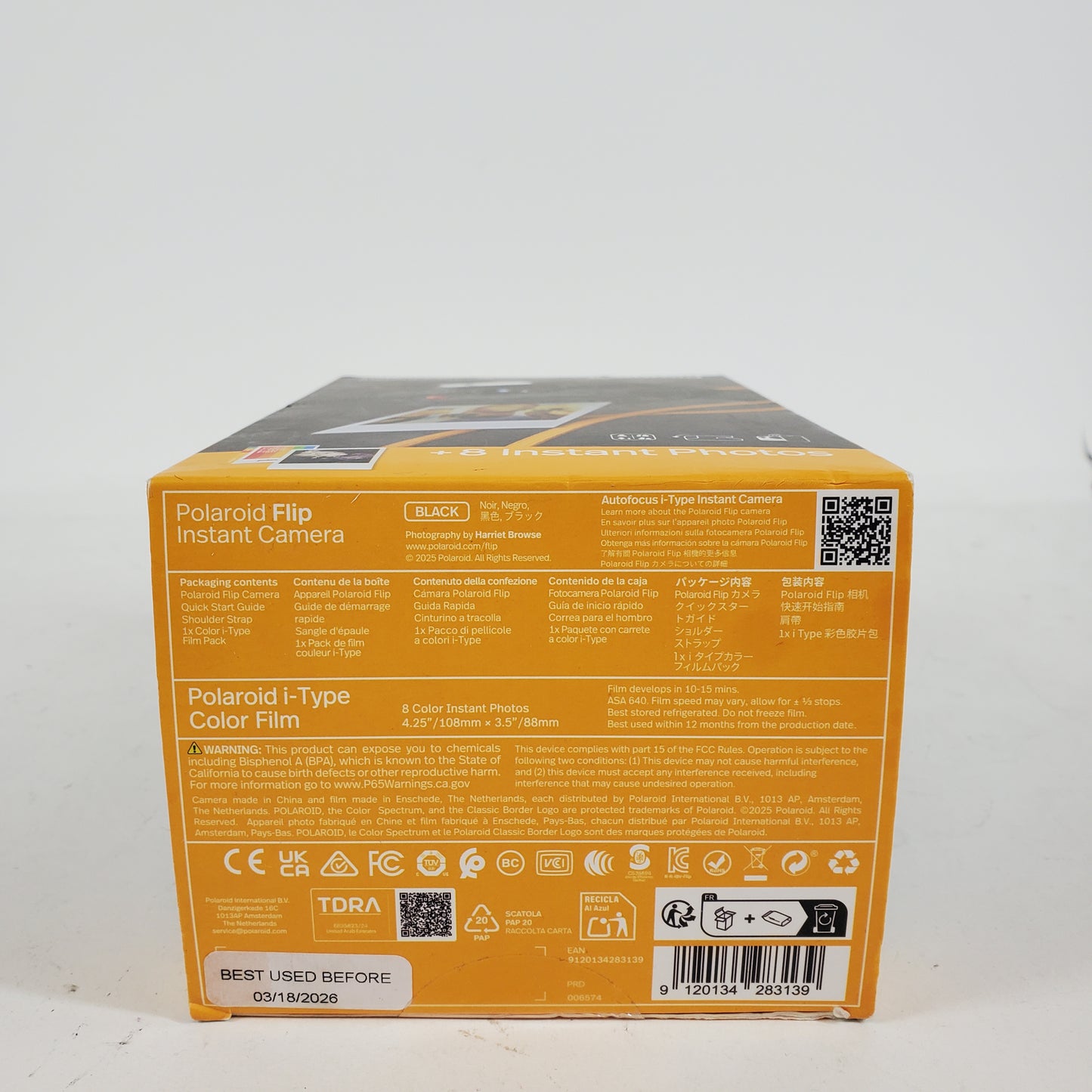 New Polaroid Flip INSTANT FILM CAMERA  006574