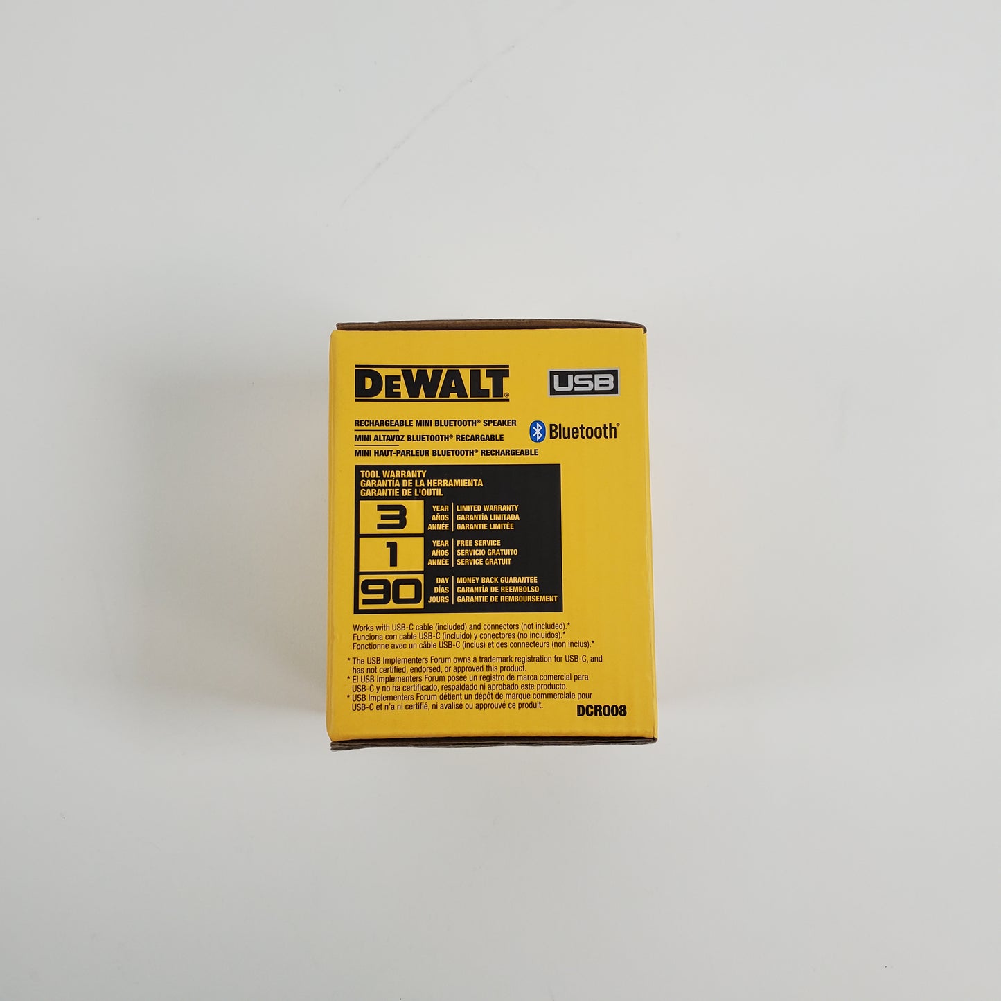 Dewalt Bluetooth Speaker JOBSITE BLUETOOTH SPEAKER DCR010