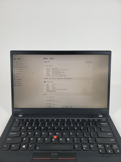 Broken Lenovo ThinkPad X1 CARBON 5TH GENERATION 14" i5-7200U 8GB RAM 128GB BAD BATTERY