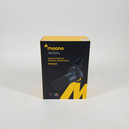 maono USB/XLR PODCAST DYNAMIC MICROPHONE 40 Hz - 16 kHz PD200X