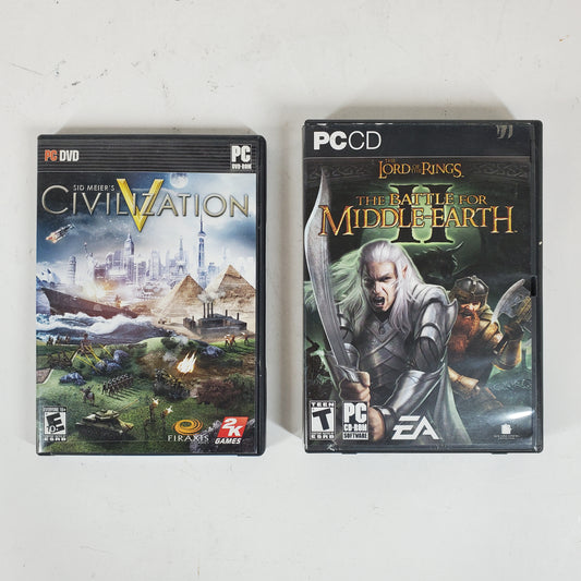 Lot of 2 PC PC Games