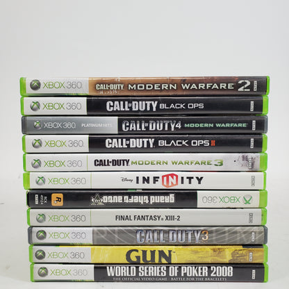 Lot of 11 Microsoft Xbox 360 Games