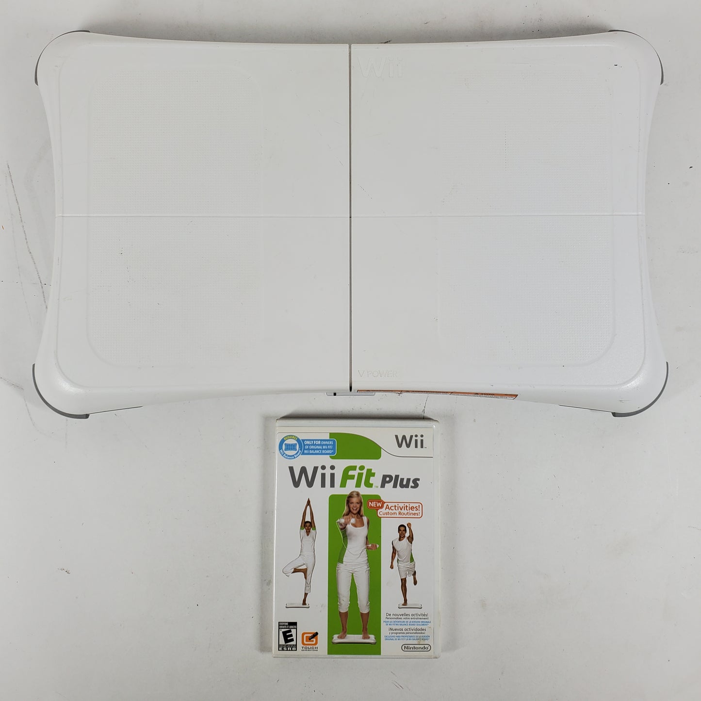 Broken Nintendo Wii Balance Board White RVL-021 Corroded Battery Compartment