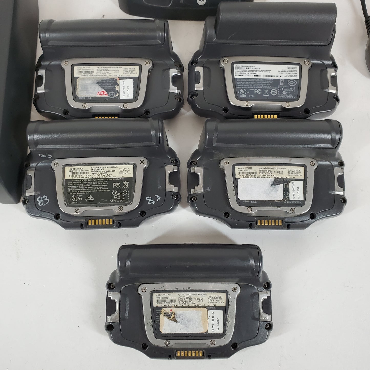 LOT OF 5 Motorolla Wrist Barcode Scanner  WT4090