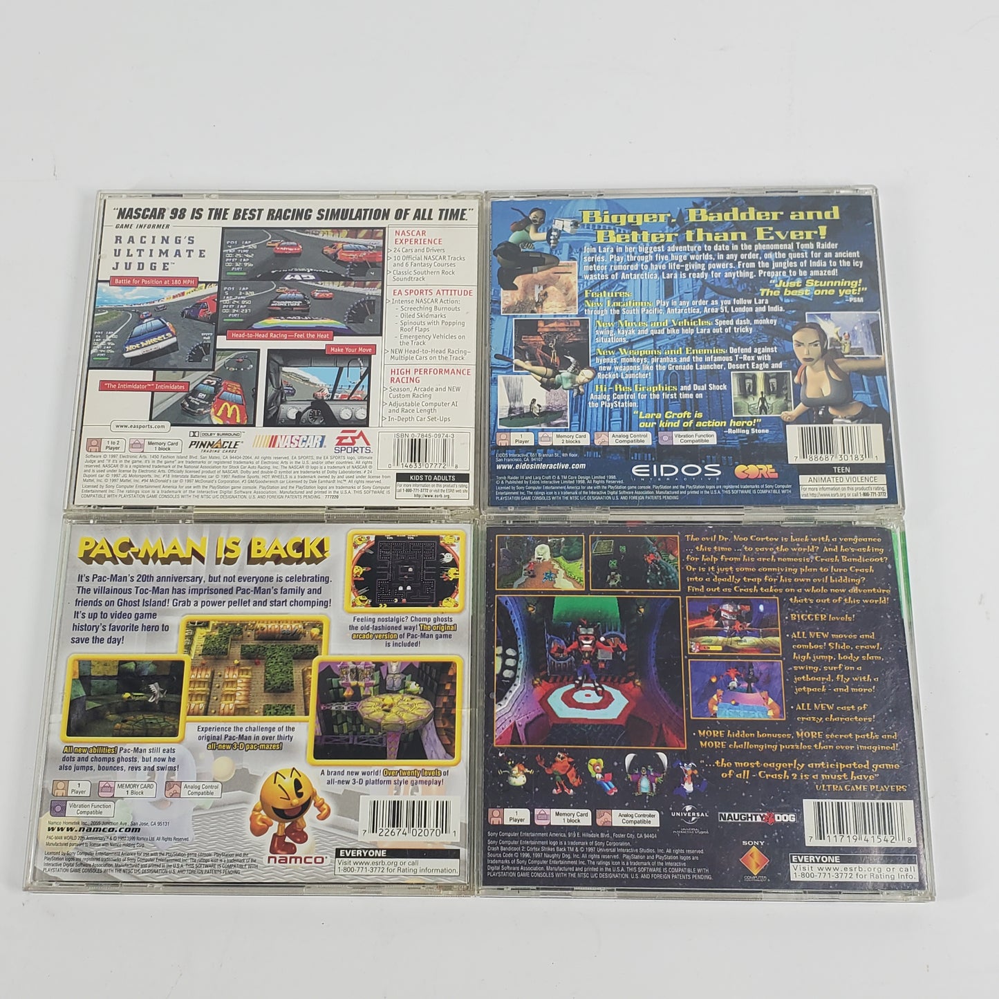 Lot of 4 Sony PlayStation 1 PS1 Games