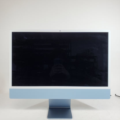 2021 Apple iMac 24" M1 3.2GHz 8GB RAM 256GB SSD Blue MGPK3LL/A