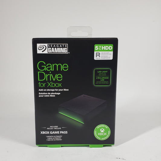 New Seagate External Hard Drive Black 3F4APG-570 For Xbox Series X/S