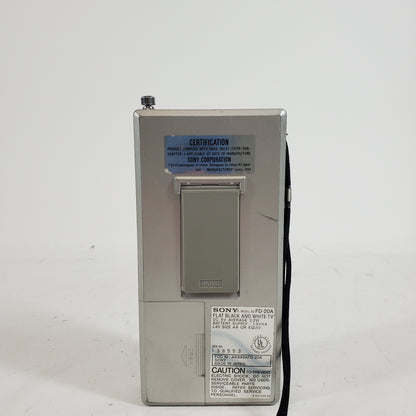 Sony Watchman FD-20A Portable Pocket Television FD-20A