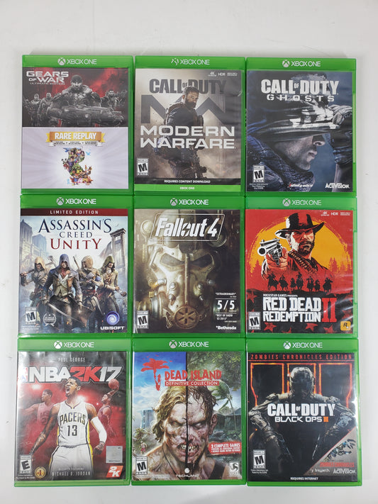 Lot of 9 Microsoft Xbox One Games