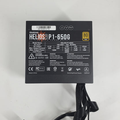 GAMDIAS Helios 80 Plus Gold 650W