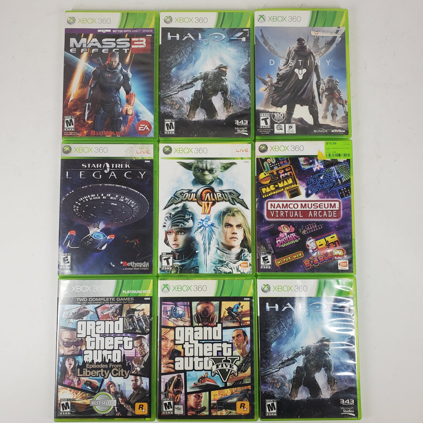 Lot of 79 Microsoft Xbox 360 Games