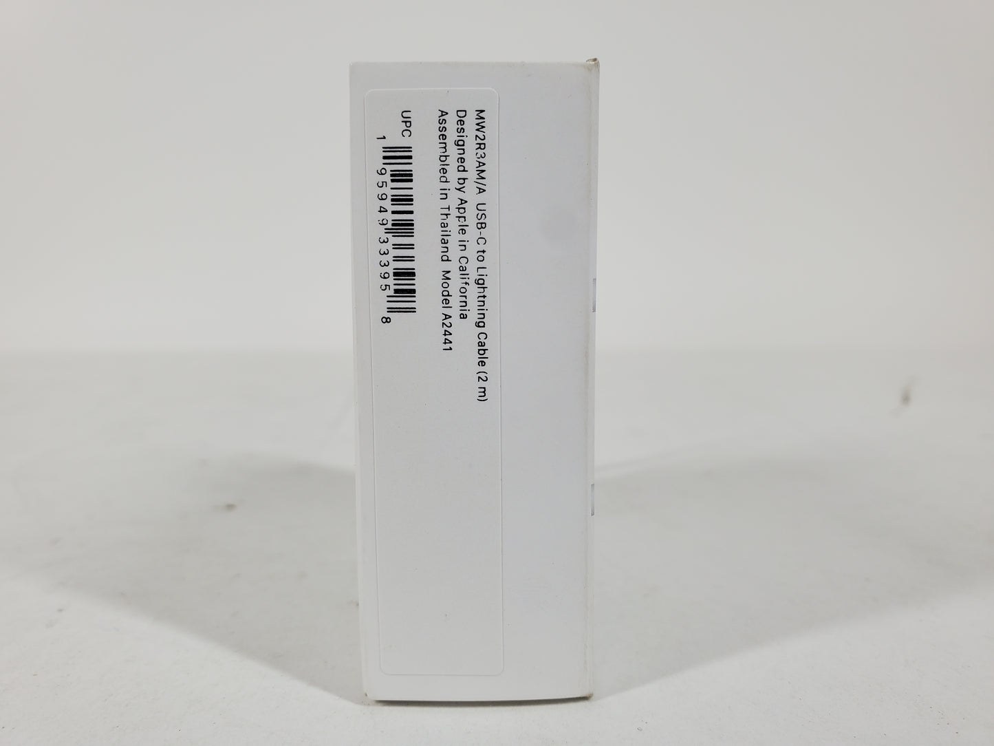 New Apple LIGHTNING TO USB-C White MW2R3AM/A