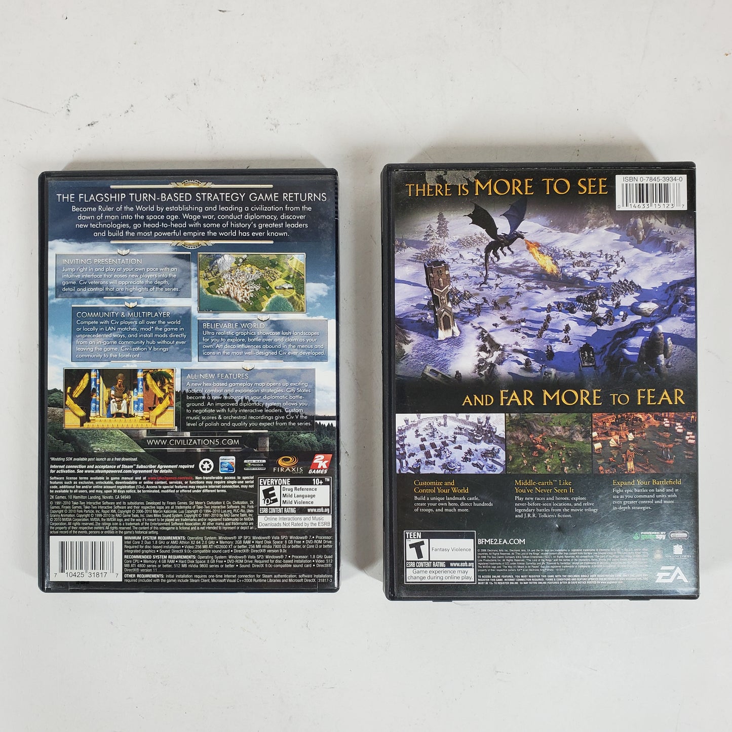 Lot of 2 PC PC Games