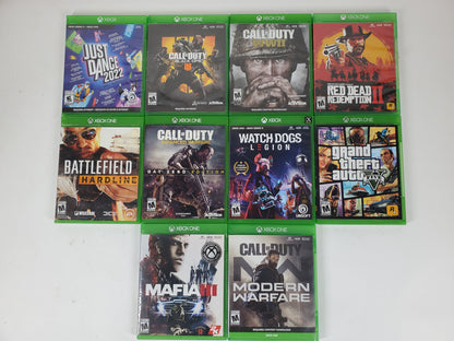Lot of 10 Microsoft Xbox One Games