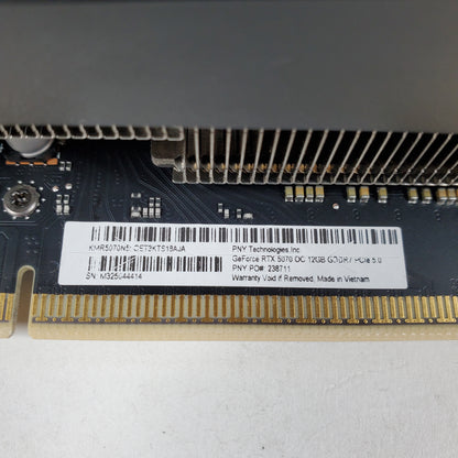 PNY GeForce RTX 5070 Oc 12GB GDDR7 Graphics Card GET3KTS18AJA