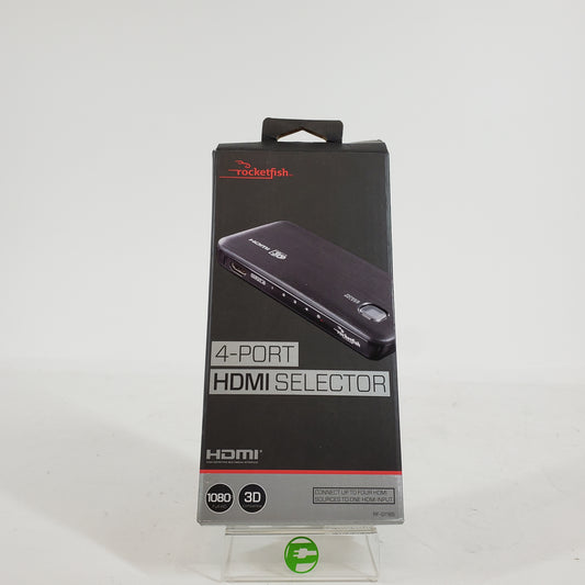 Rocketfish 4-Port 4K 60Hz HDMI Switch Box HDMI DOCK RF-G1185