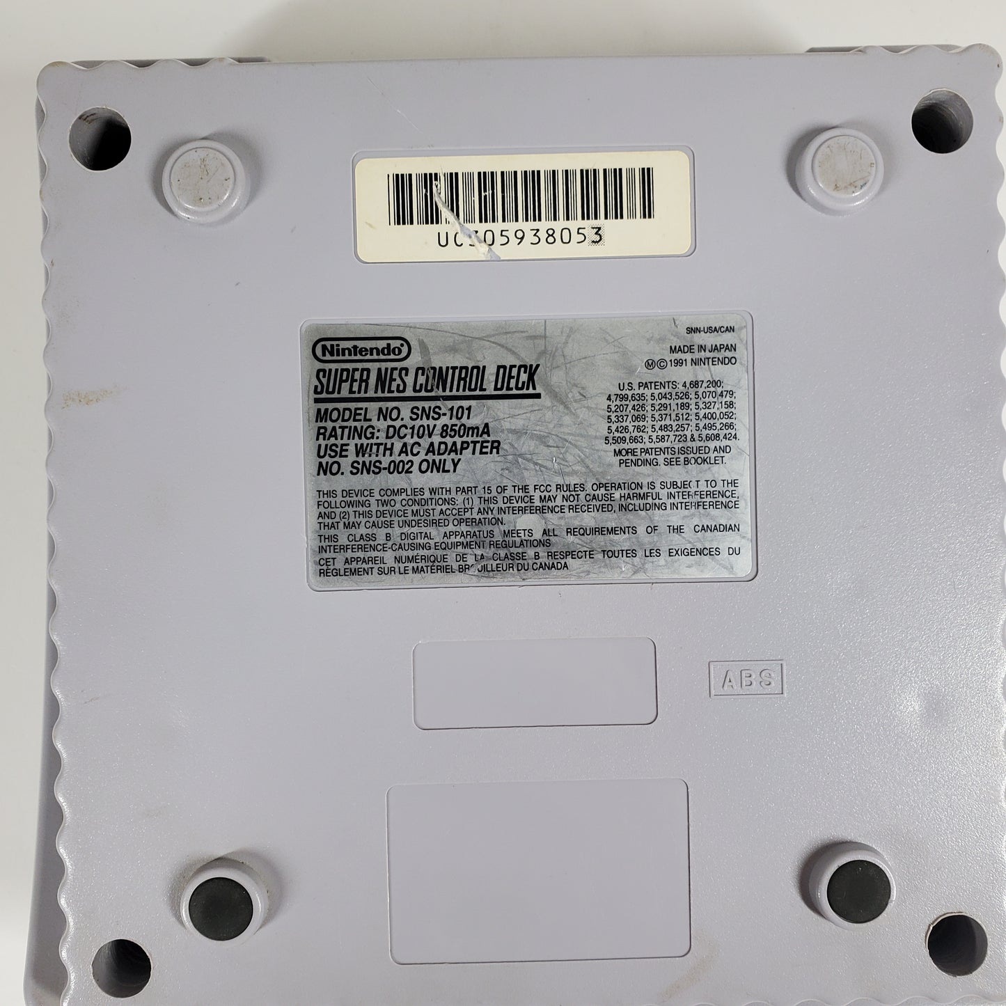 Nintendo Super Nintendo Entertainment System SNES