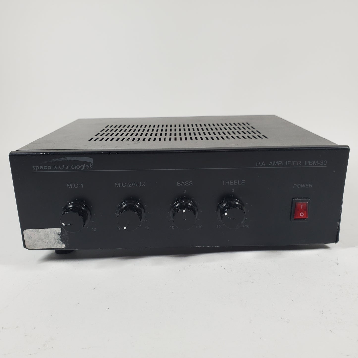 speco technologies pbm-30 30W 4/8/46 2 Channel PA Amplifier AMPG1US1BLK