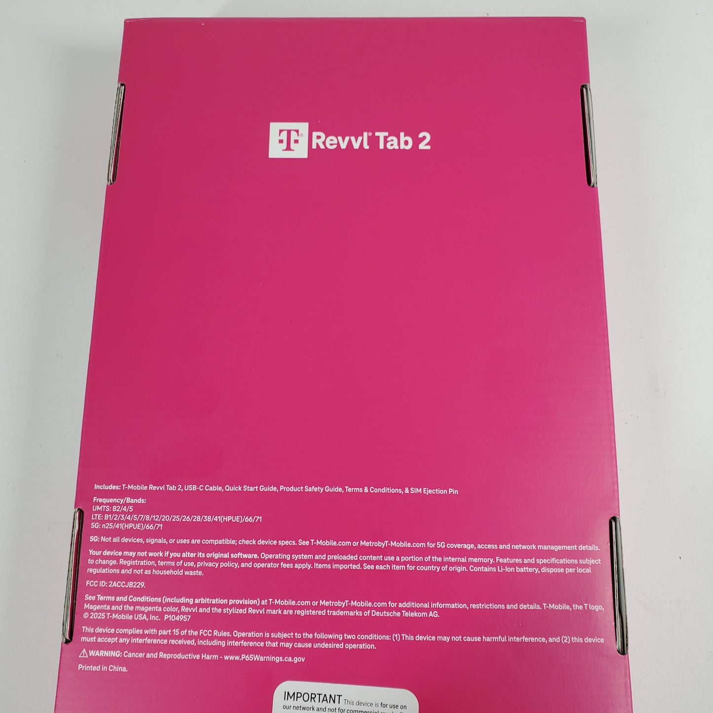 T-Mobile Revvl Tablet 2 64GB Black 9100G