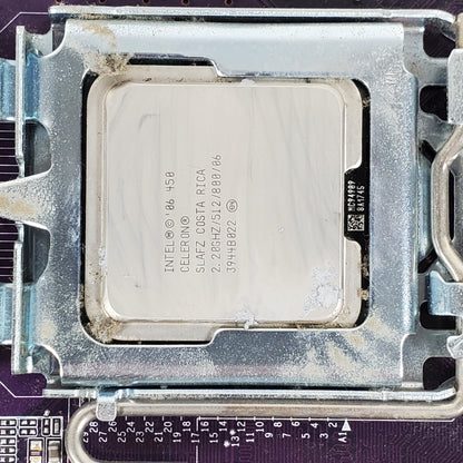 ECS mcp73vt-pm LGA 775 microATX DDR2  INTEL CELERON 450 3GB RAM PC2-6400 COMBO