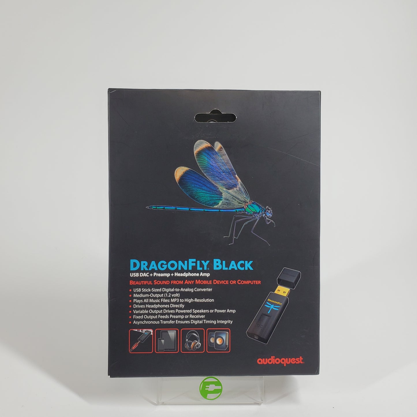 Dragonfly AudioQuest Preamp USB DAC / Headphone Amp DRAGONFLYBLK