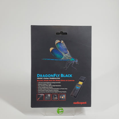 Dragonfly AudioQuest Preamp USB DAC / Headphone Amp DRAGONFLYBLK