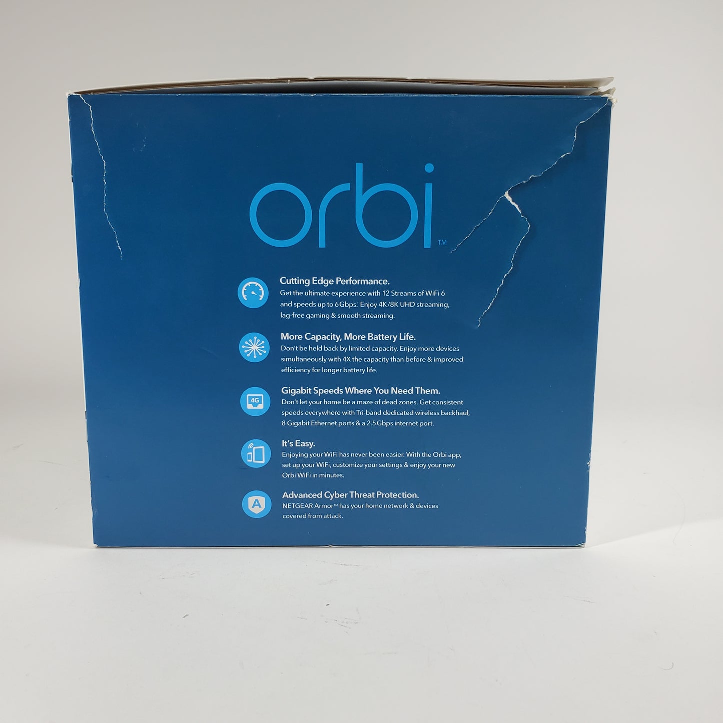 NETGEAR Orbi 960 Series Quad Band WiFi 6E GT-AX6000 Mesh WiFi Router