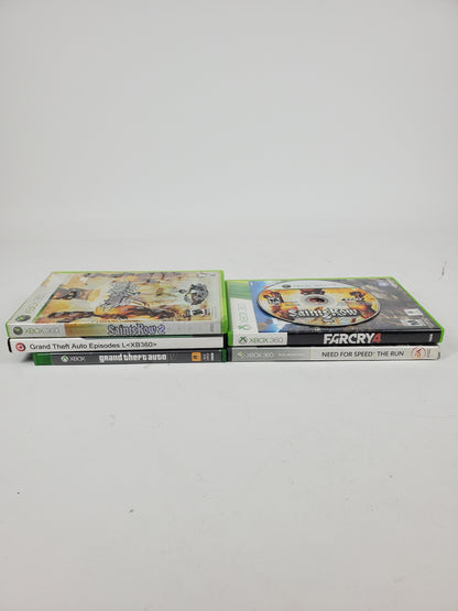 Lot of 6 Microsoft Xbox 360 Games