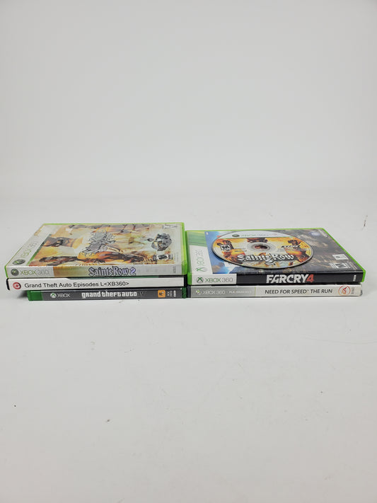 Lot of 6 Microsoft Xbox 360 Games