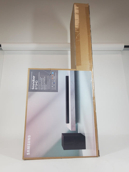 New Samsung Bluetooth Sound Bar Speaker System Black HW-B73MD/ZA