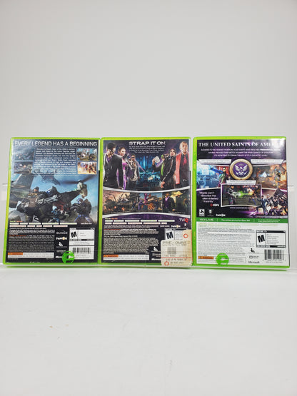 Lot of 3 Microsoft Xbox 360 Games